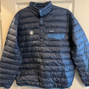 Patagonia Blue Puffer Jacket